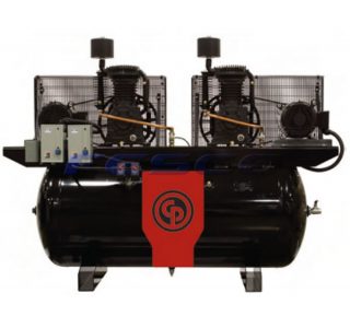 Chicago Pneumatic RCP-C15121D - 2 Stage Duplex Air Compressor 15hp 120gal